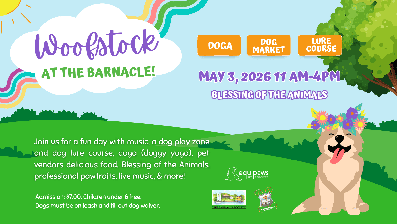 Dog friendly Woofstock in Coconut Grove at the Barnacle Historic State Park